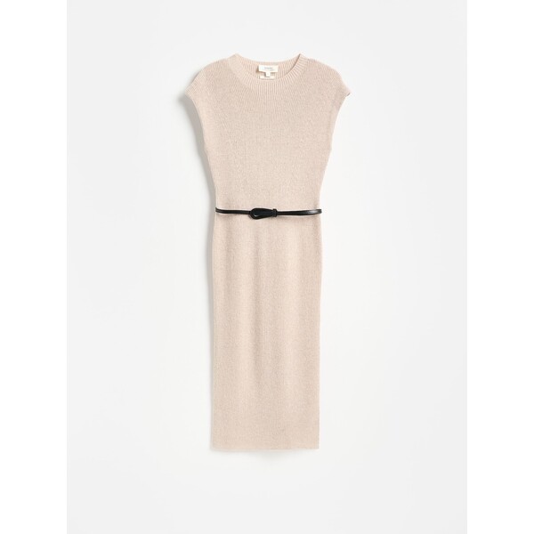 Reserved Sukienka midi z wełną merino 465LF-12M