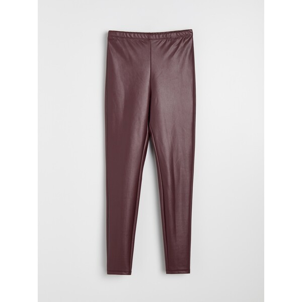 Sinsay Legginsy z imitacji skóry 181JV-93X