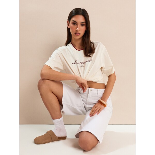 Sinsay Szorty jeansowe baggy 933JV-00J