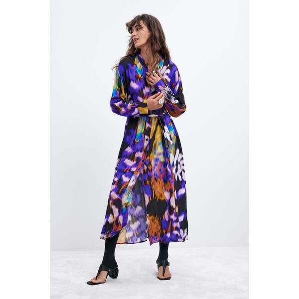 Desigual Sukienka z długim rękawem M. C. Lacroix 26WWVW022000