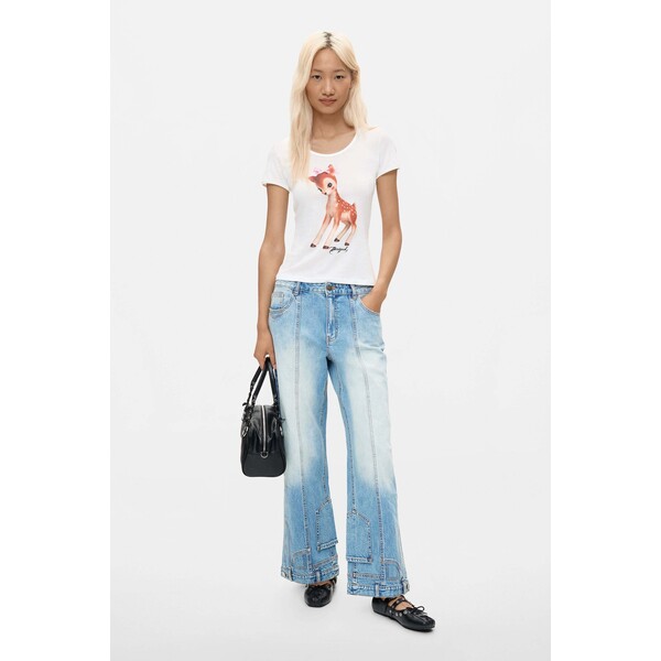 Desigual Jeansy z szerokimi nogawkami 26WWDD175053