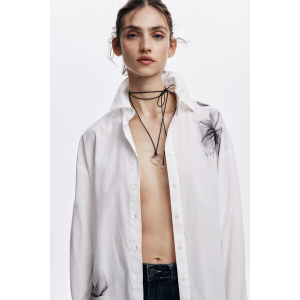Desigual Mały kryształowy wisiorek serce Zalio 25SAGO235153U