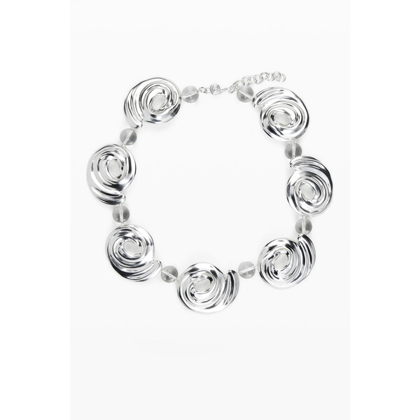 Desigual Naszyjnik spirale srebrzone Zalio 25SAGO322004U