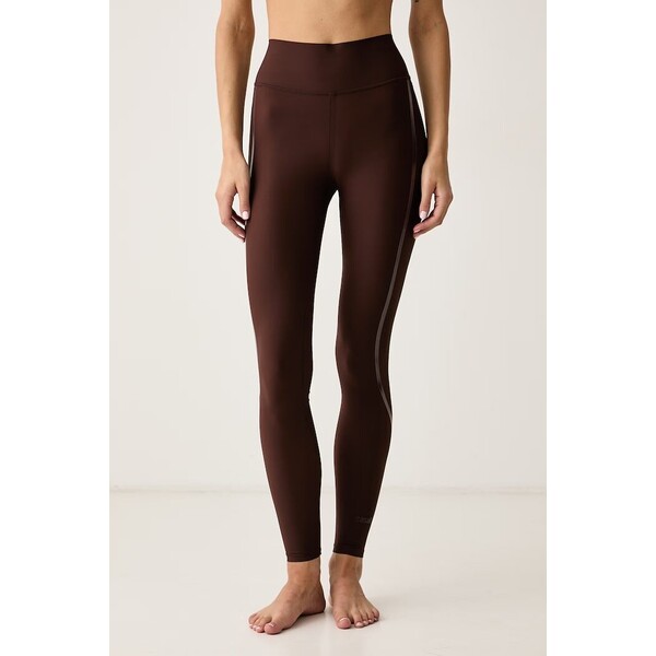 Casall legginsy do jogi damskie Sculpture  brązowe 26262