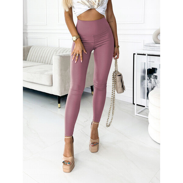 Rose Boutique Wrzosowe modelujące legginsy