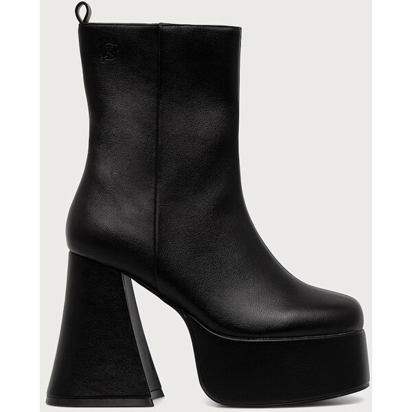Koi Footwear botki na słupku damskie Resonance Platform  czarne FG04 FG04.Resonance
