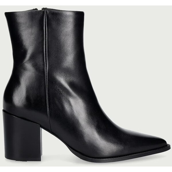 Jonak botki damskie skórzane PRIDE CUIR  czarne 3900032