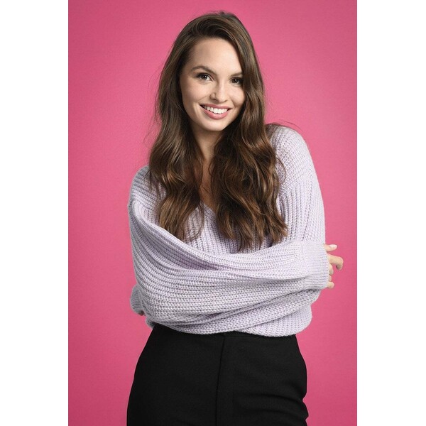 Monnari Liliowy sweter 98200