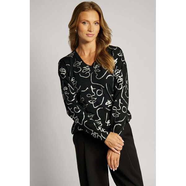 Monnari Wzorzysty sweter 119346