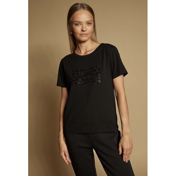 Monnari T-shirt z efektowną aplikacją 119230