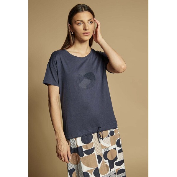 Monnari T-shirt damski z bawełny 116982