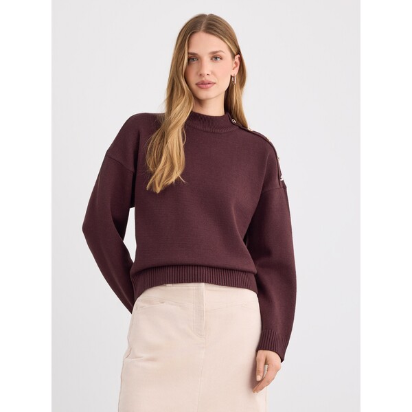 Mohito Sweter z ozdobnymi elementami 586LG-89X