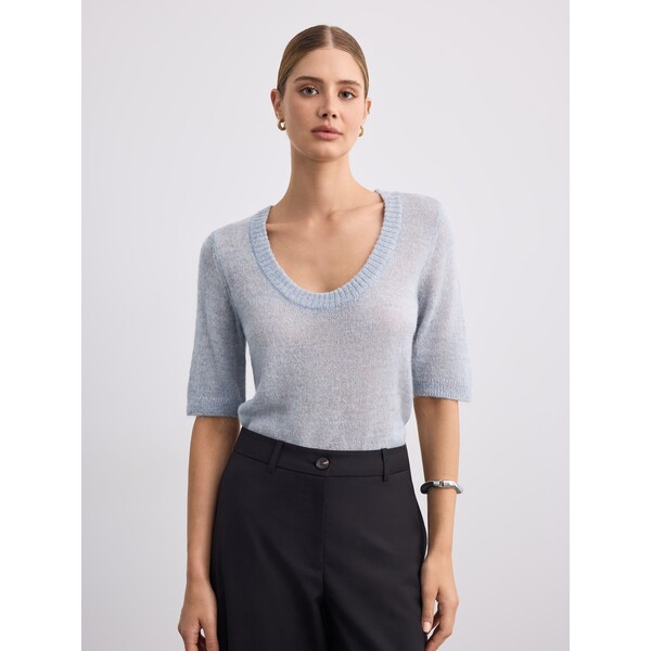 Mohito Sweter z głębokim dekoltem 593LG-05X