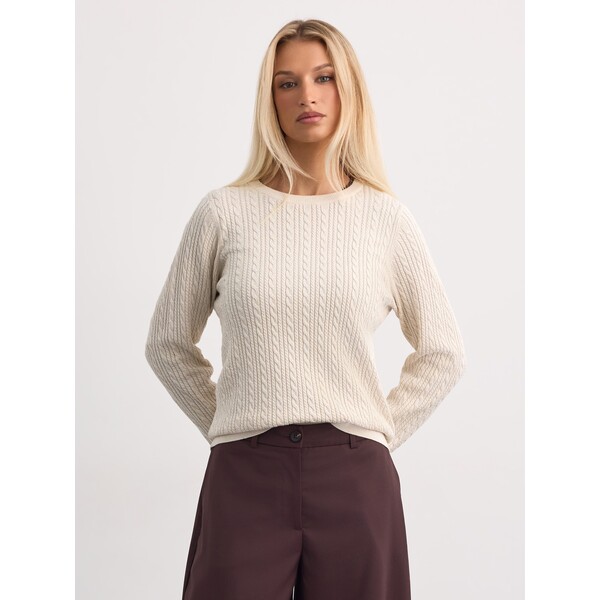 Mohito Sweter o warkoczowym splocie 482KE-01X