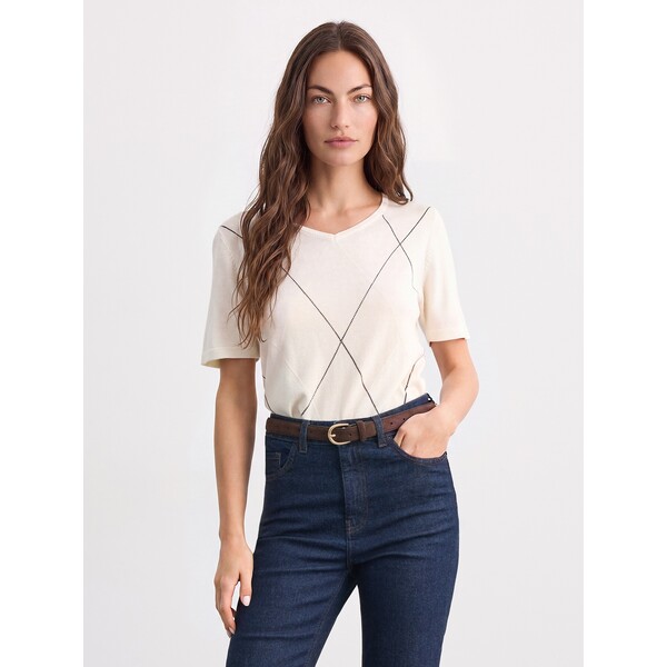 Mohito Sweter z geometrycznym wzorem 752LA-01P