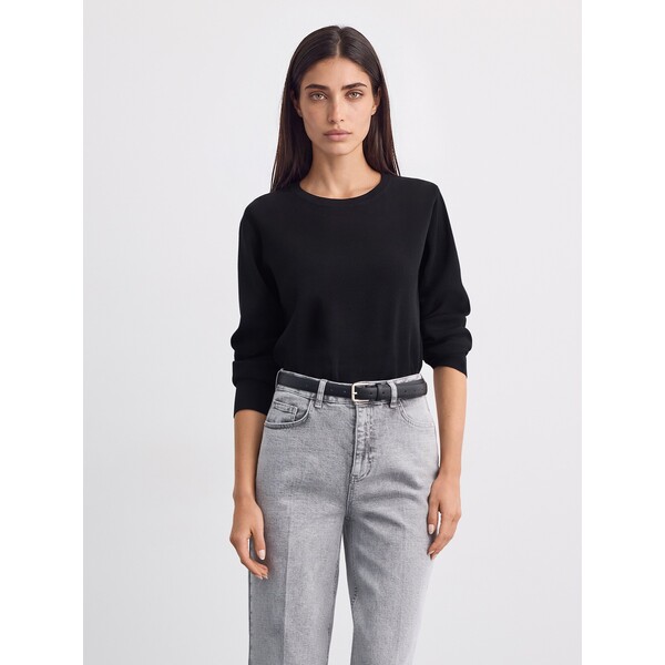 Mohito Sweter z poduszkami na ramionach 8884D-99X