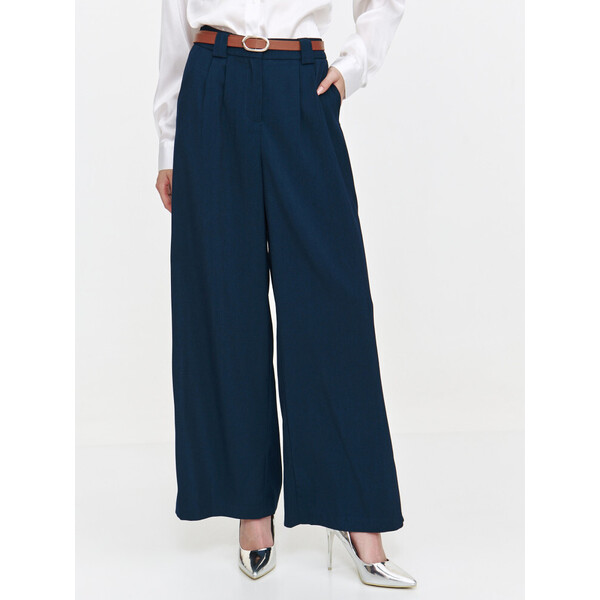 Top Secret Eleganckie spodnie z szerokimi nogawkami TSKW24SPO451779X00
