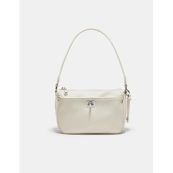 Stradivarius Zamszowa torebka na ramię typu listonoszka z zapięciem 03624201-004