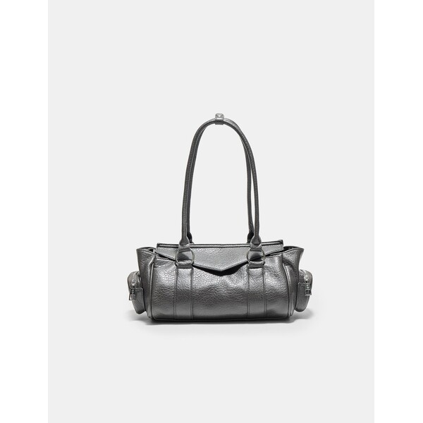 Stradivarius Wydłużona torebka na ramię z kieszeniami 03644211-250