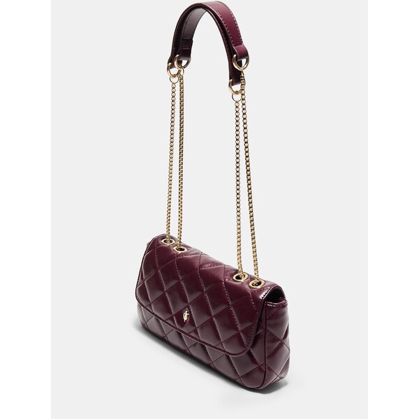 Stradivarius Pikowana torebka listonoszka z łańcuszkiem 03628201-152