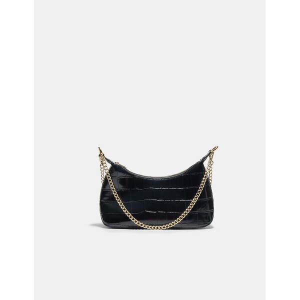 Stradivarius Mini torebka listonoszka z efektem skóry krokodyla 03632201-001