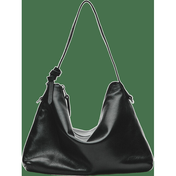 Massimo Dutti Średnia torebka ze skóry nappa 06974648-800