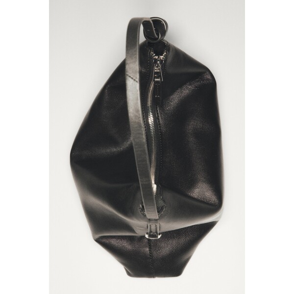 Massimo Dutti Średnia torebka ze skóry nappa 06974648-800