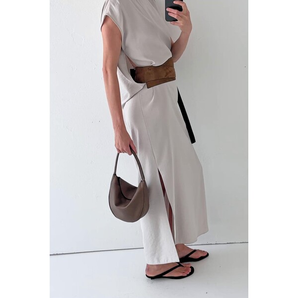 Massimo Dutti Mini torebka na ramię ze skóry nappa 06979606-700