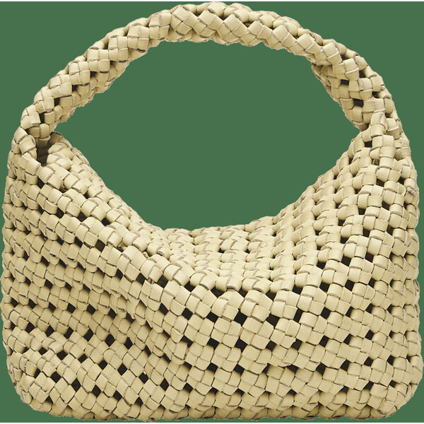Massimo Dutti Mini torebka pleciona ze skóry 06950607-726