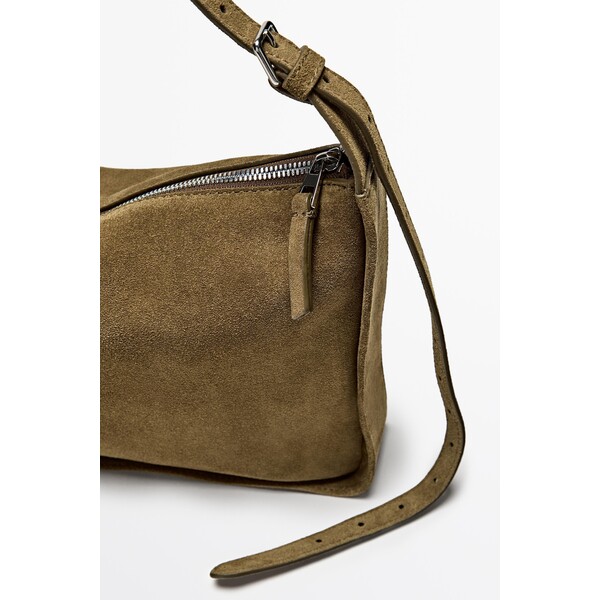 Massimo Dutti Zamszowa torebka listonoszka 06975606-566