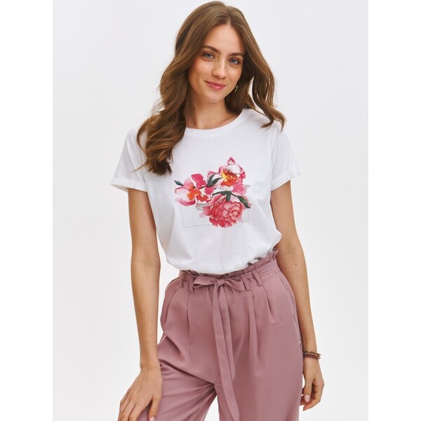 Top Secret T-shirt z nadrukiem TSKS24TOP614500X00