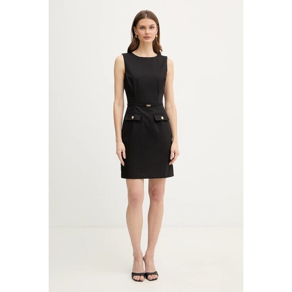 Marciano by Guess sukienka SYBIL  kolor czarny mini prosta 6RGK17 7311A 6RGK17.7311A