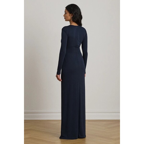 Lauren Ralph Lauren sukienka  granatowa gładka 253P14777