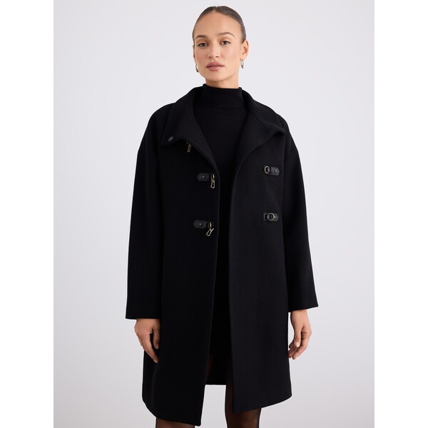 Mohito Płaszcz oversize z wełną 572LA-99X