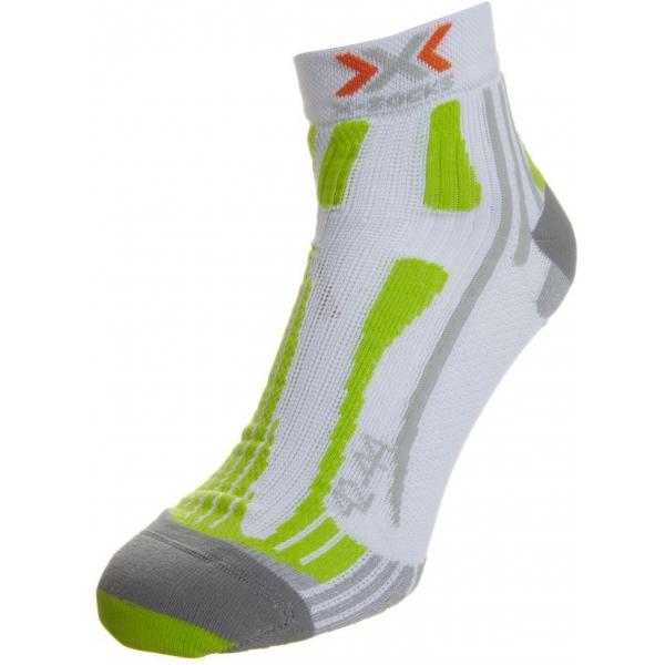 X Socks RUN SPEED TWO Skarpety sportowe white/green lime XS144A00J-056