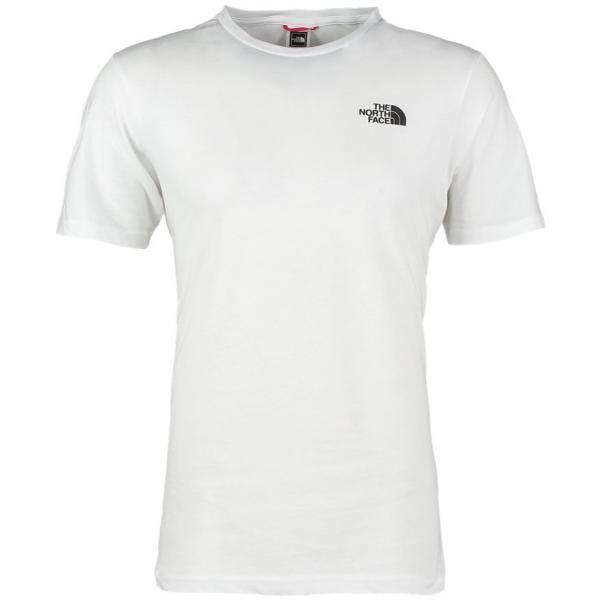 The North Face REDBOX T-shirt z nadrukiem white TH342D00A-A11