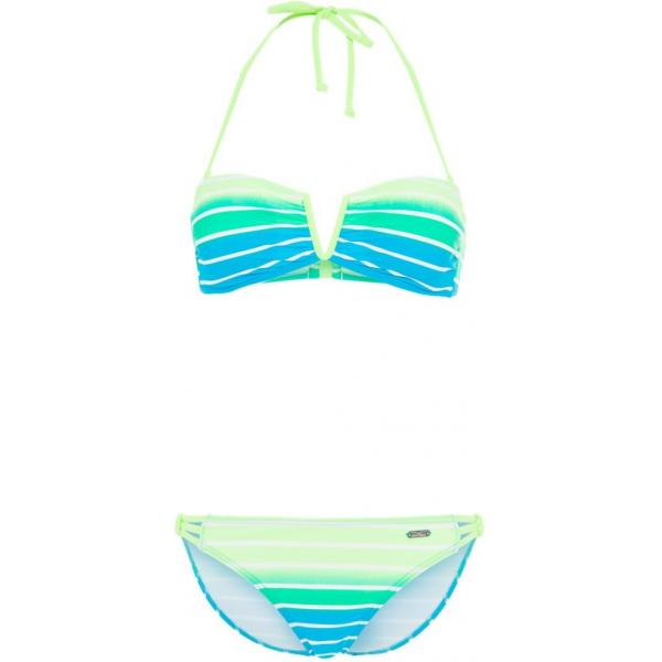 Venice Beach Bikini turquoise striped 2VE41H008