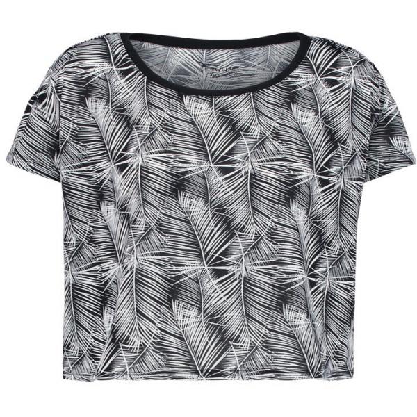 TWINTIP T-shirt z nadrukiem black / white TW421D03S-Q11