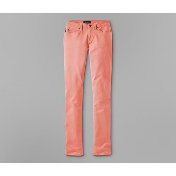 Tchibo Spodnie dżinsowe o kroju Slim Fit, brzoskwiniowe 400050656