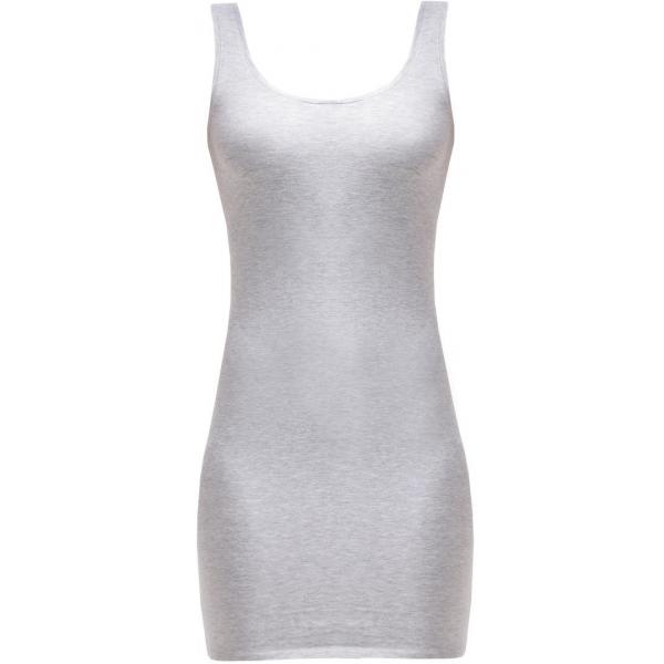 Zalando Essentials Sukienka z dżerseju light grey melange ZA821C000-C12