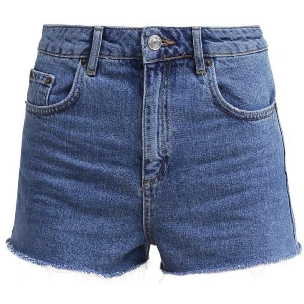 Topshop MOM Szorty jeansowe mid denim TP721S017-K11