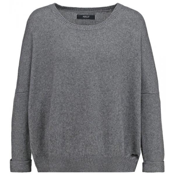 Replay Sweter medium grey RE321I022-C11