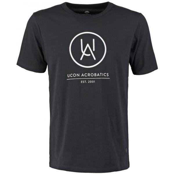 Ucon Acrobatics FLINT T-shirt z nadrukiem black UC122O001-Q11