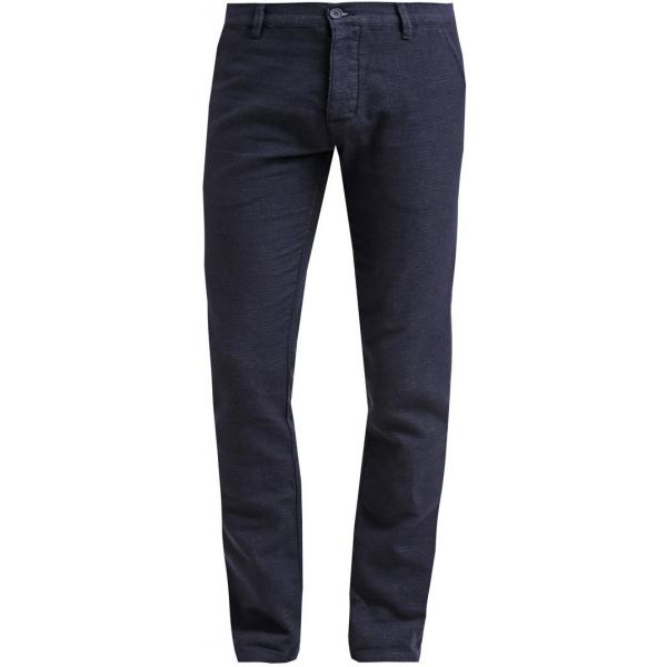 Topman Spodnie materiałowe dark blue TP822G03A-K11