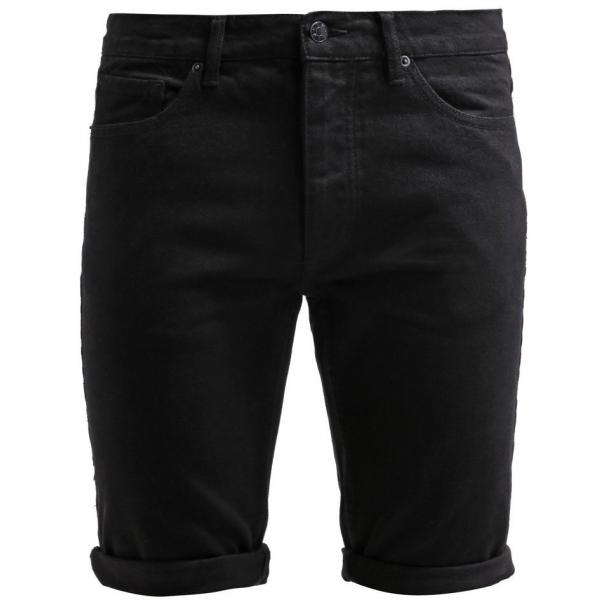 Topman Szorty jeansowe black TP822F00O-Q11
