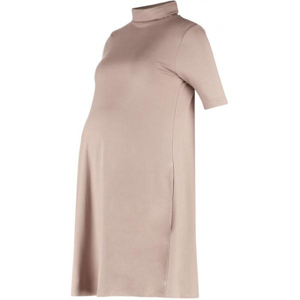 Zalando Essentials Sukienka z dżerseju light brown ZA829FA02-O11