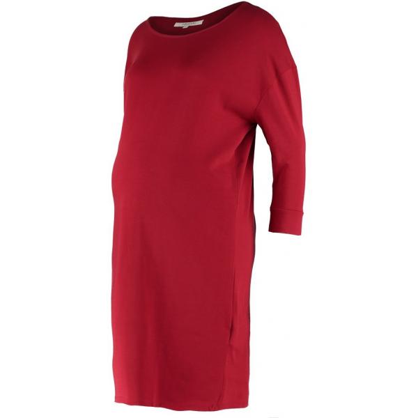 Zalando Essentials Sukienka z dżerseju dark red ZA829FA01-G11