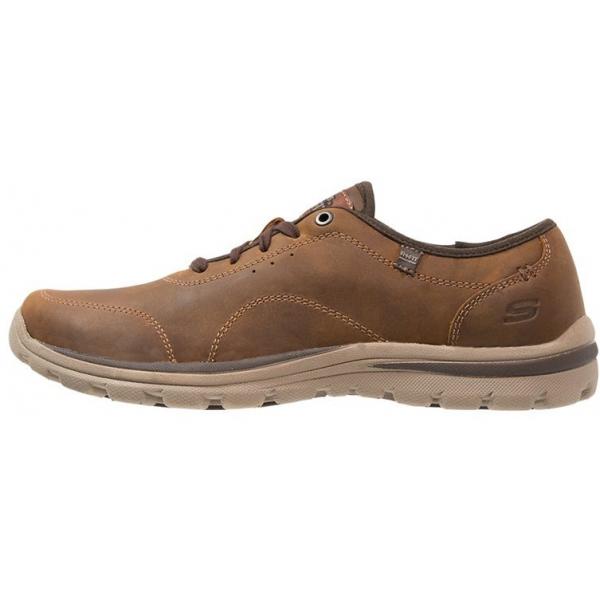 Skechers SUPERIOR HARVIN Sznurowane sportowe dark brown SK112A084-O11