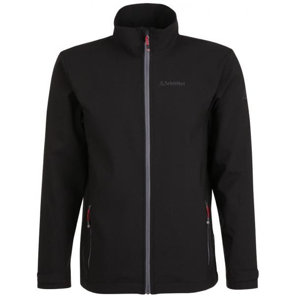 Schöffel Phoenix II Kurtka Softshell black/red SC742F01J-Q11