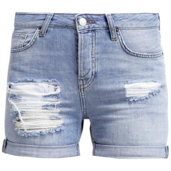 Topshop HAYDEN Szorty jeansowe lightdenim TP721S01Z-K11
